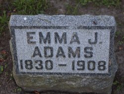 Emma <I>Johnson</I> Adams 