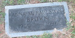 Anna Mae <I>Raulston</I> Brown 