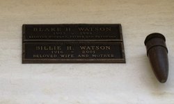 Beeo Leeds “Billie” <I>Harrison</I> Watson 