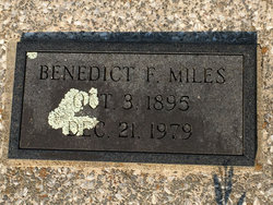 Benedict Franklin Miles 
