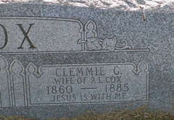 Clementine Thomas “Clemmie” <I>Gray</I> Cox 