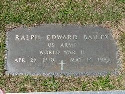 Ralph Edward Bailey 
