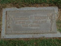Virginia Hortence <I>Fuller</I> Blount 