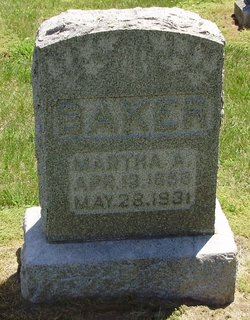 Martha A. <I>Weeks</I> Baker 