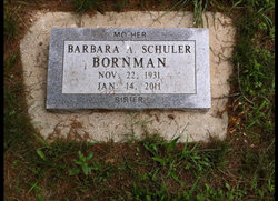 Barbara Ann <I>Schuler</I> Bornman 