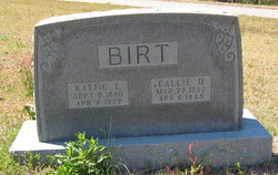 Kattie E <I>Sanders</I> Birt 