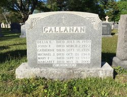 Delia E. <I>Gaffey</I> Callanan 
