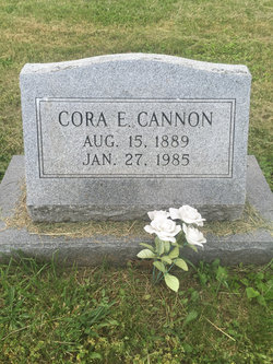 Cora E <I>Haught</I> Cannon 