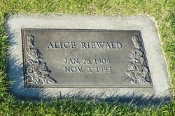 Alice <I>Niemeyer</I> Riewald 