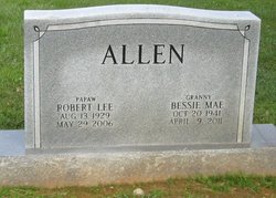 Bessie Mae <I>Bastin</I> Allen 