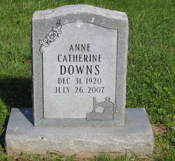 Anne Catherine <I>Schaaf</I> Downs 