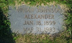 Vivian A. <I>Johnson</I> Alexander 