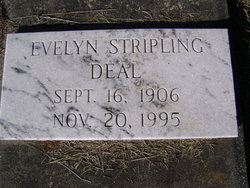 Evelyn <I>Stripling</I> Deal 