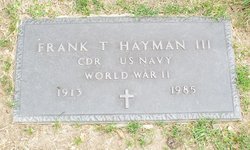 CDR Frank Tilghman Hayman III