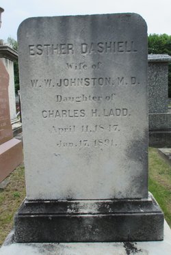Esther Dashiell “Effie” <I>Ladd</I> Johnston 