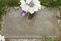 Alice Martha <I>Lambert</I> Beavers 