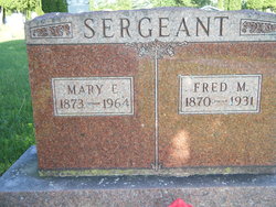 Mary Esther <I>Frost</I> Sergeant 