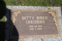 Betty Marie <I>McElroy</I> Chrisman 