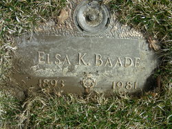 Elsa K Baade 