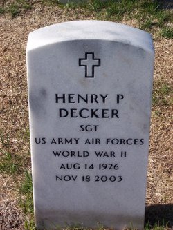 Henry P Decker 