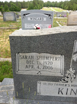 Sarah <I>Shumpert</I> Kinard 