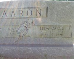 Leda Carol <I>Garrett</I> Aaron 