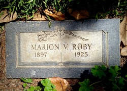 Marion V <I>Harvey</I> Roby 