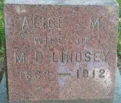 Alice M. <I>Lawrence</I> Lindsey 