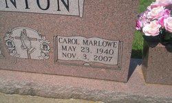 Carol <I>Marlow</I> Bunton 