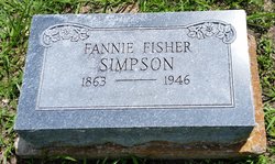 Fannie <I>Fisher</I> Simpson 