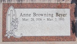 Anne <I>Browning</I> Beyer 