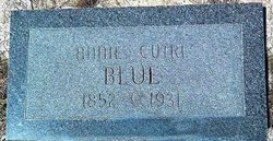 Clarinda Anna “Annie” <I>Cutrer</I> Blue 