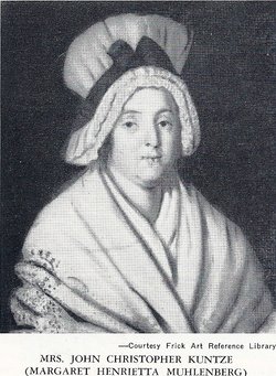 Margaretta Henrietta <I>Muhlenberg</I> Kunze 