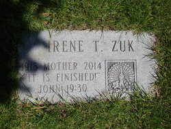 Irene Theresa <I>Kowalski</I> Zuk 