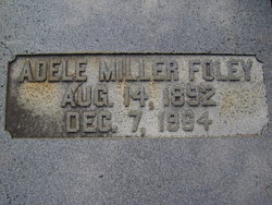Adele <I>Miller</I> Foley 