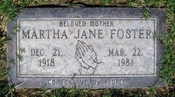 Martha Jane <I>Hearn</I> Foster 