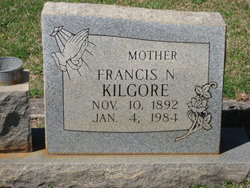 Frances Mary <I>Nolan</I> Kilgore 