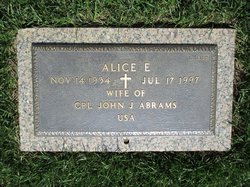 Alice E Abrams 