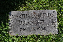Martha E <I>Davis</I> Shields 