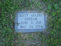 Betty Arlene <I>Covert</I> Durham 