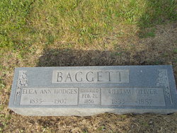 Eliza Ann <I>Hodges</I> Baggett 