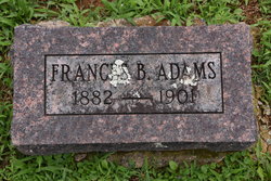 Frances B “Fannie” Adams 