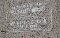 Ann Martha Dickson 