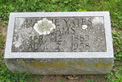 Mattie <I>Yates</I> Adams 
