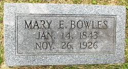 Mary E <I>Murray</I> Bowles 