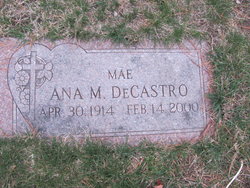 Ana M “Mae” <I>DeCastro</I> DeCastro 