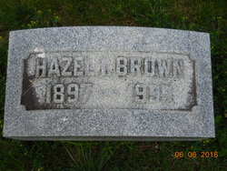 Hazel I <I>VanHorn</I> Brown 