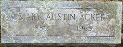 Mary Ann <I>Austin</I> Acker 