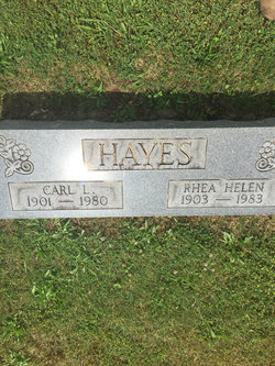 Rhea Helen <I>Coffield</I> Hayes 