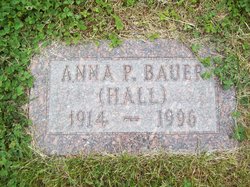 Anna Priscilla <I>Hall</I> Bauer 